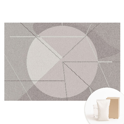Papier peint photo sur tissu non tissé Abstraction géométrique aux couleurs douces