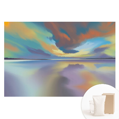 Papier peint intissé Paysage harmonieux reflet de l'eau