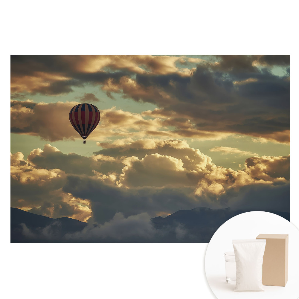 Papier peint intissé Vol en ballon à haute altitude