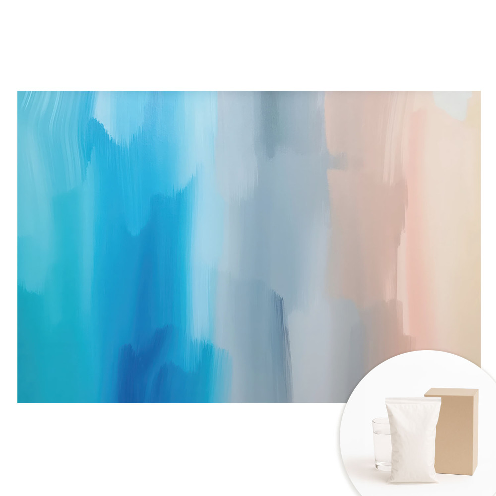 Papier peint photo imprimé sur tissu non tissé Flou dégradé pastel