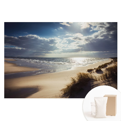 Papier peint intissé motif plage nature ciel zen