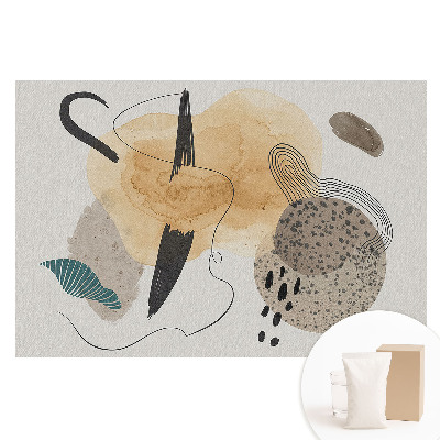 Papier peint photo grand format pour le mur formes modernes abstraites colorées