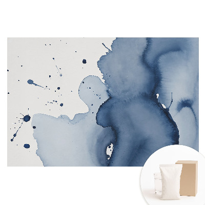 Papier peint intissé imprimé accent dynamique de la teinture peinte