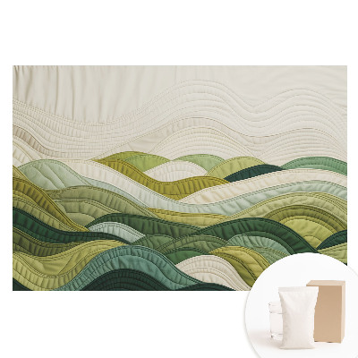 Papier peint intissé Collines de tissu harmonieuses