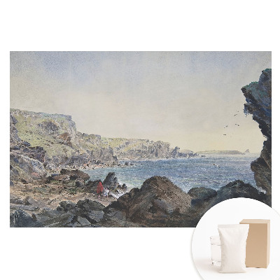 Papier peint intissé imprimé paysage romantique en bord de mer