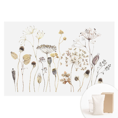 Papier peint intissé Composition rustique de plantes séchées