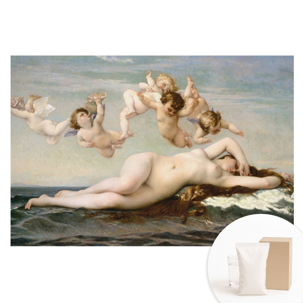 Papier peint intissé représentant la beauté et la légèreté classiques des chérubins