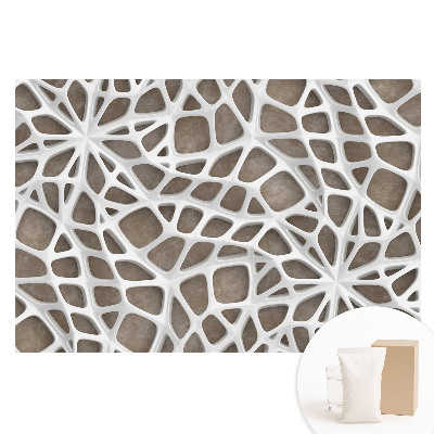 Papier peint photo grand format pour le mur Structure de dentelle tridimensionnelle moderne