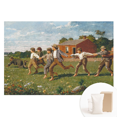 Papier peint photo grand format Des enfants jouent dans la clairière
