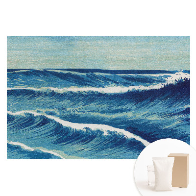 Papier peint panoramique intissé inspirations classiques vagues de la mer