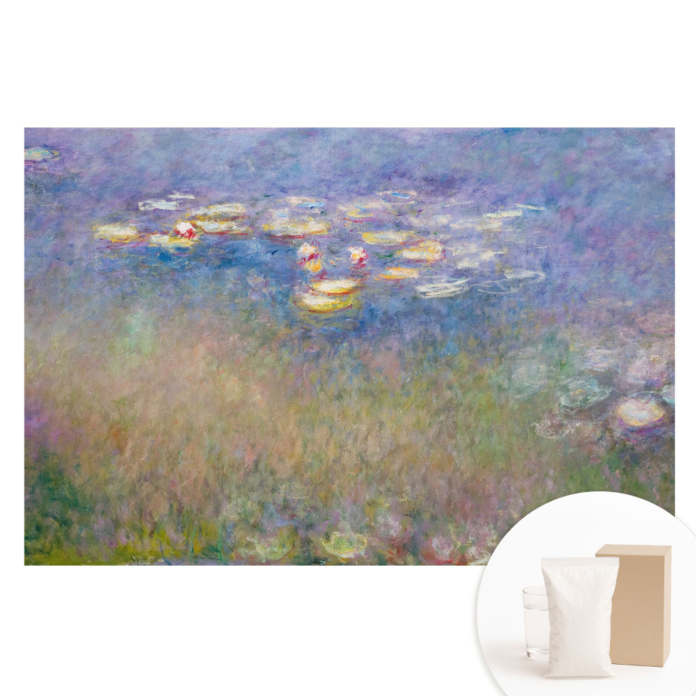 Papier peint photo impressionniste Nénuphars sur tissu non tissé