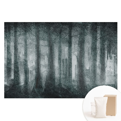 Papier peint panoramique intissé Mystère urbain dans l'intimité de la forêt