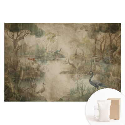 Papier peint photographique sur tissu non tissé Harmonie naturelle pastel