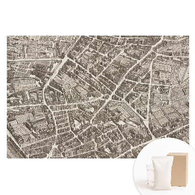 Papier peint intissé imprimé Carte de ville classique