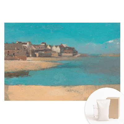 Papier peint photo grand format pour le mur Un village balnéaire au style rétro