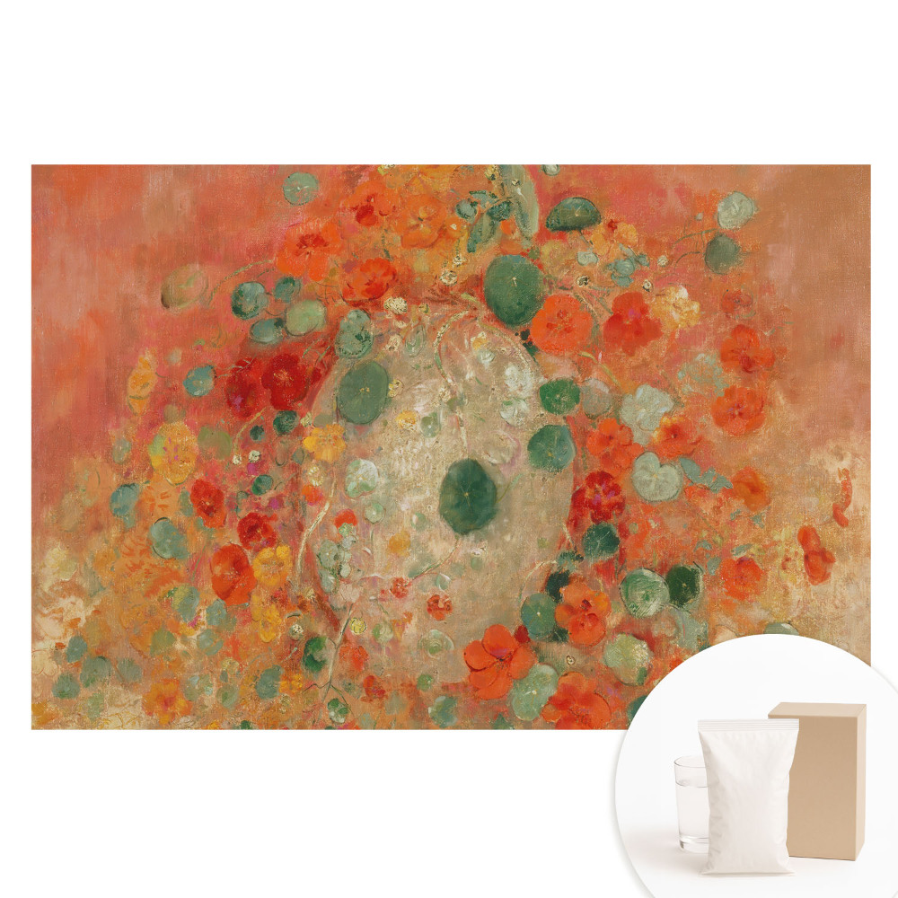 Papier peint panoramique intissé Bouquet de fleurs énergiques
