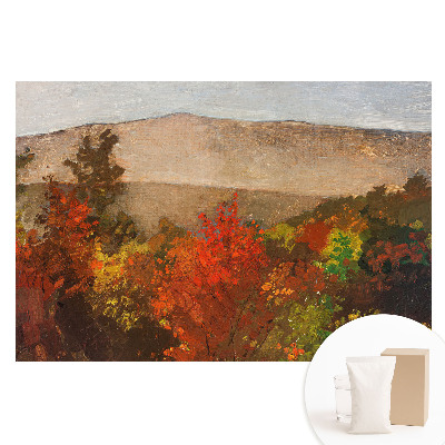 Papier peint panoramique intissé Nuances d'automne et montagnes pittoresques
