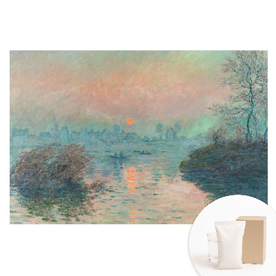Papier peint intissé photographique Paysage romantique au coucher du soleil