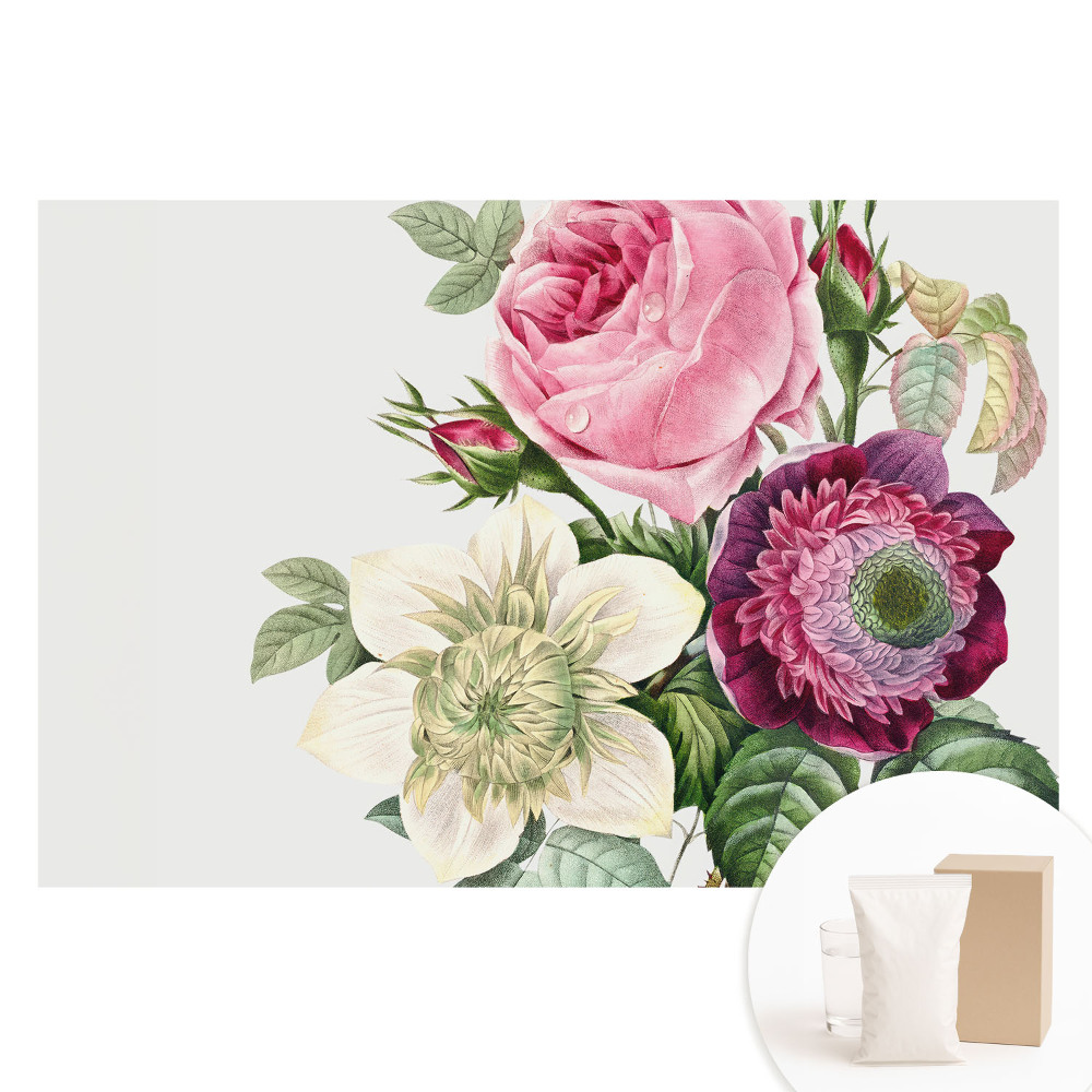 Papier peint intissé imprimé Fleurs dans un style classique