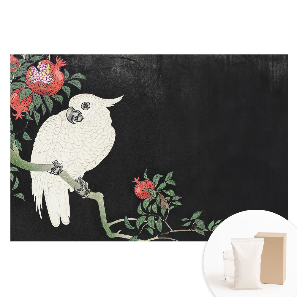 Papier peint intissé à motif classique d'élégance exotique