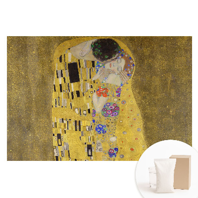 Papier peint photo sur tissu non tissé Une étreinte intime dans le style Art nouveau