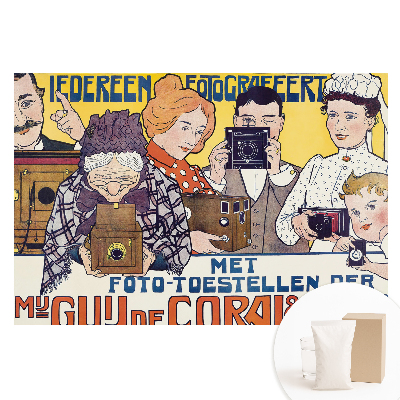Papier peint photo sur tissu non tissé Publicité pour appareil photo rétro