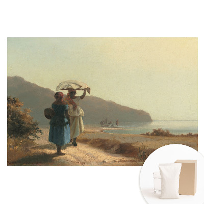 Papier peint intissé Une promenade le long de la plage