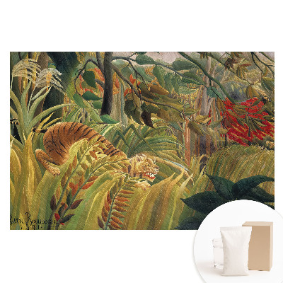 Papier peint photo intissé motif jungle avec prédateur caché