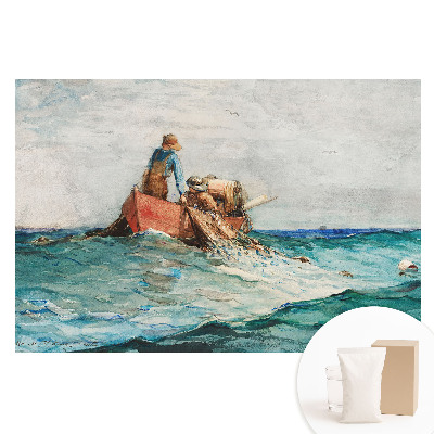 Papier peint photo sur tissu non tissé Pêcheurs en mer