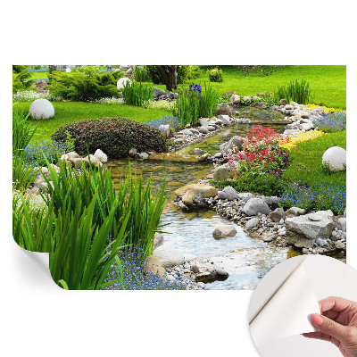 Papier peint autocollant Jardin idyllique pour salon
