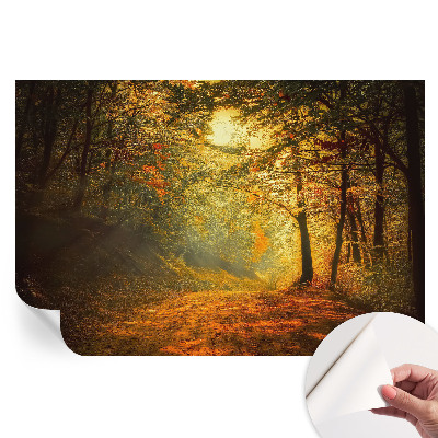 Papier peint photographique autocollant paysage d'automne