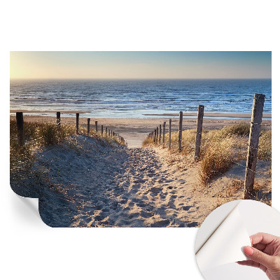 Papier peint photo autocollant pour la chambre Chemin de plage