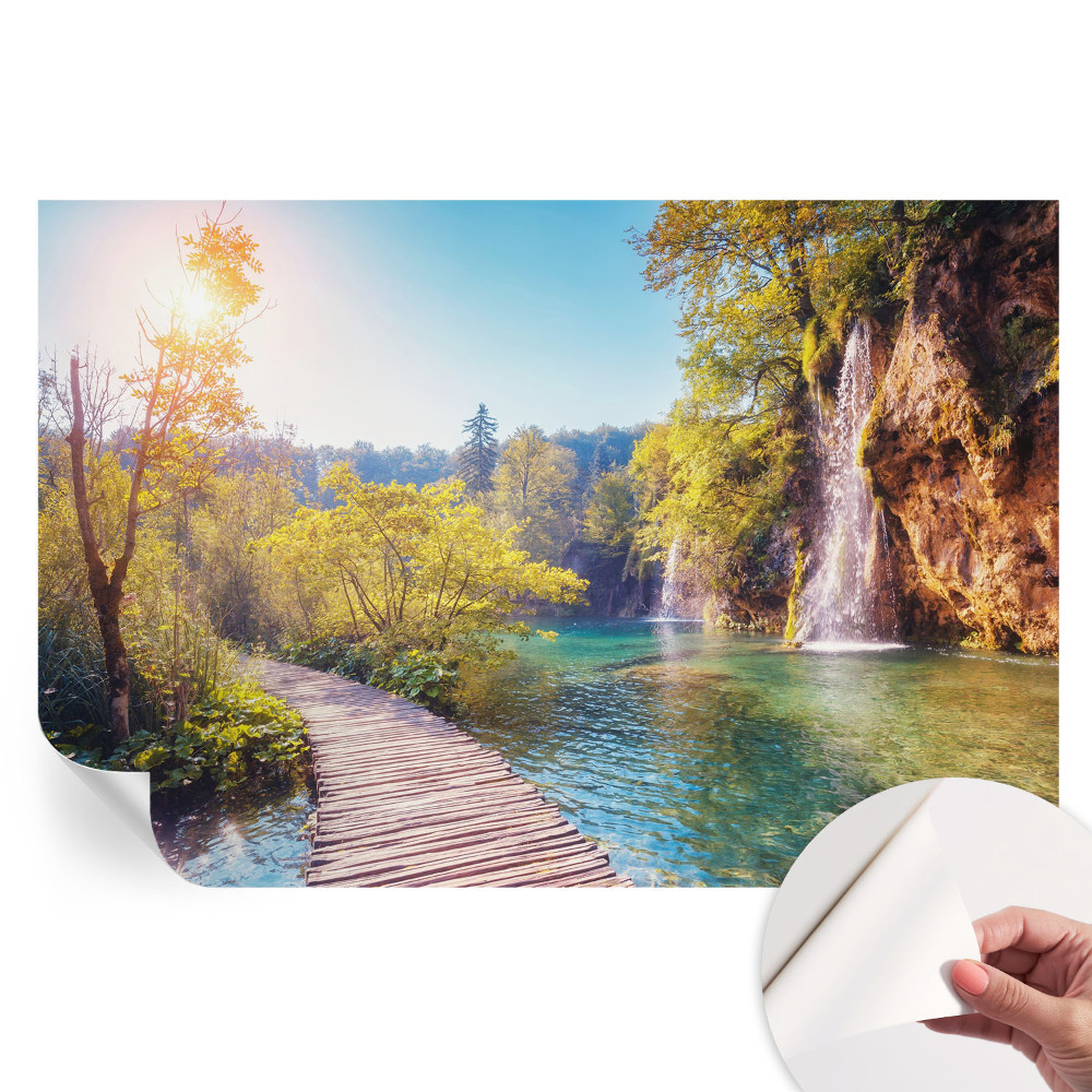 Papier peint autocollant paysage naturel pour salon