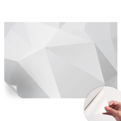 Papier peint photographique autocollant Triangles gris