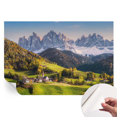 Papier peint photo autocollant paysage de montagne