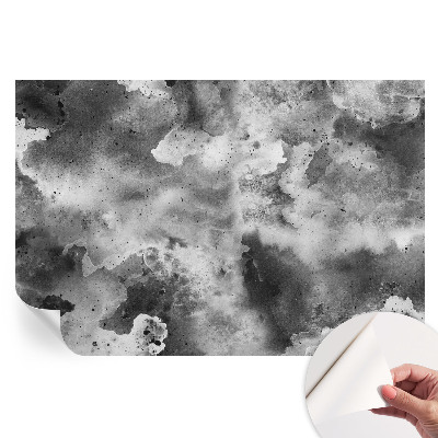 Papier peint photo moderne pour le salon nuages ​​gris