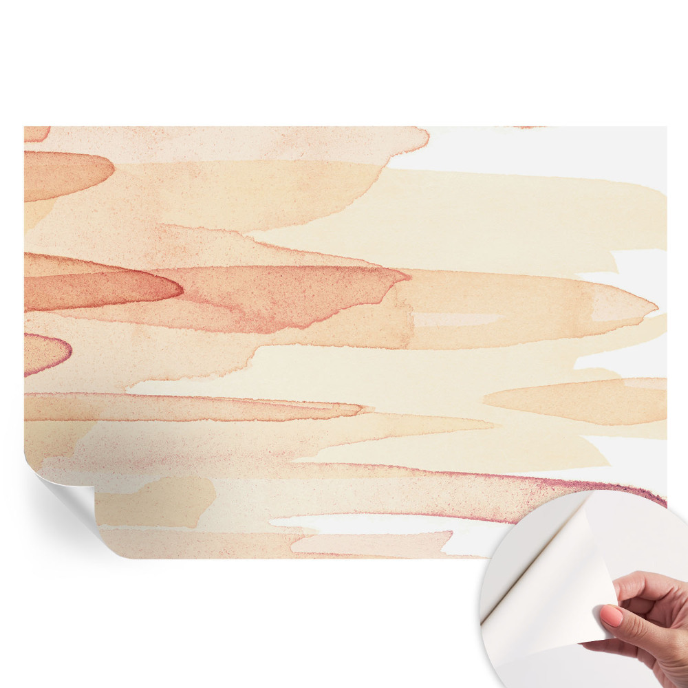 Papier peint photo moderne pour le salon traits pastel