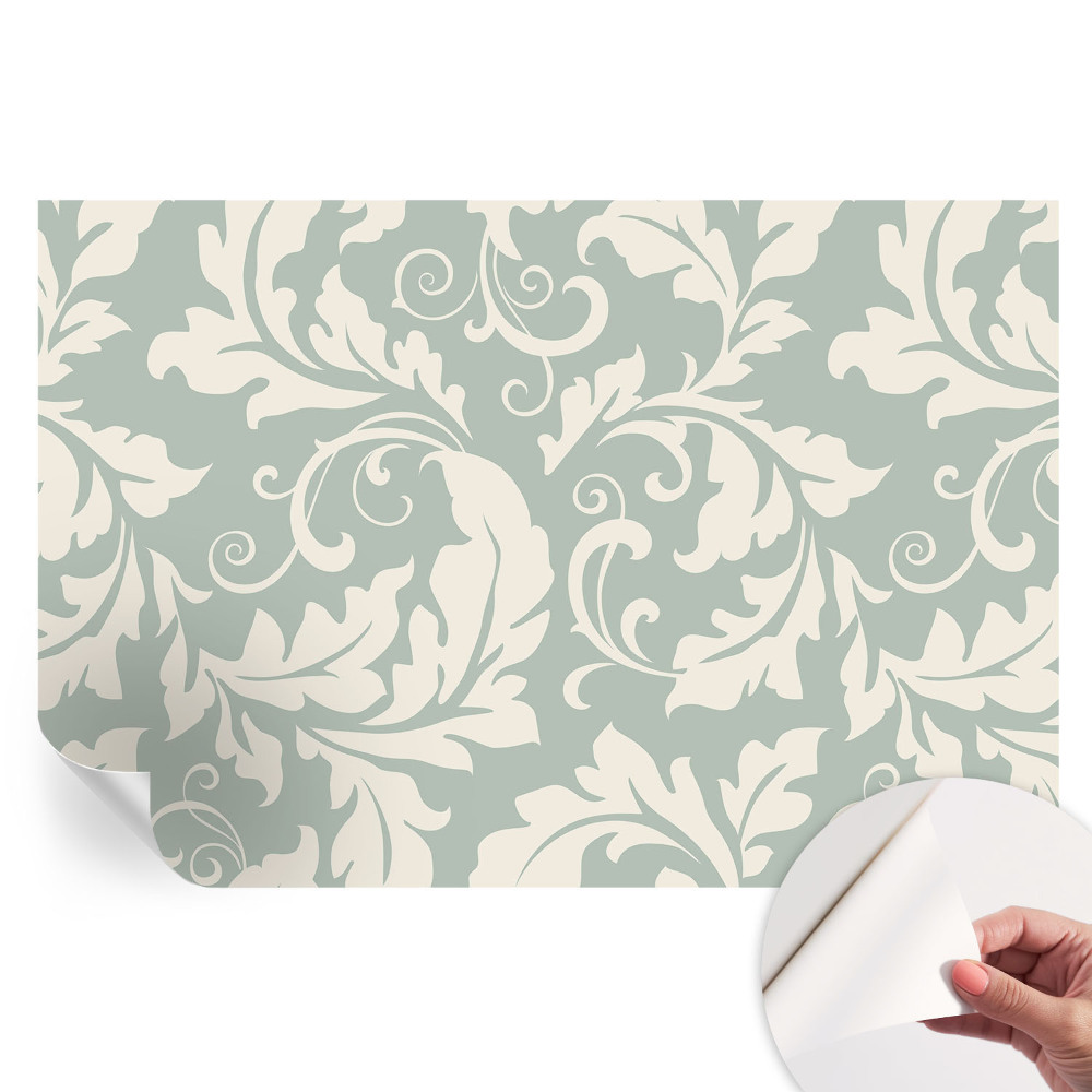 Papier peint photo autocollant pour la chambre feuilles décoratives