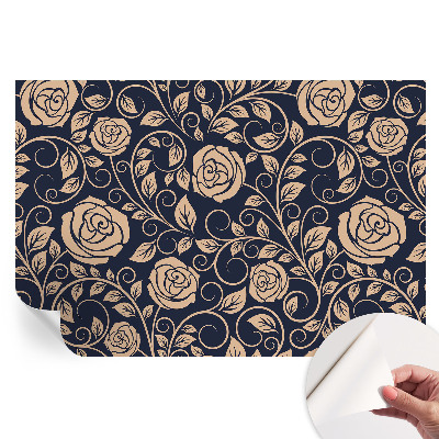 Papier peint photo autocollant Fleurs romantiques pour chambre