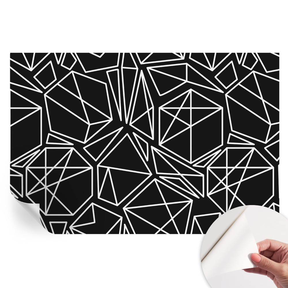 Papier peint photo autocollant abstraction moderne pour chambre