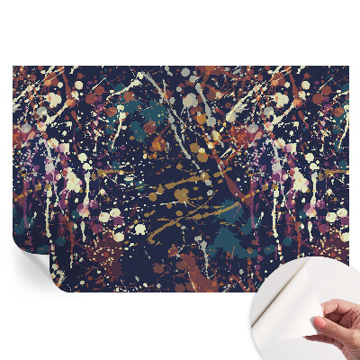Papier peint photographique autocollant abstraction colorée