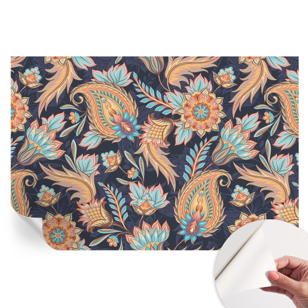 Papier peint photo moderne pour le salon Motif floral