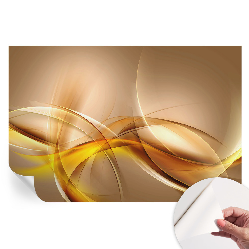 Papier peint autocollant pour le salon Lignes douces