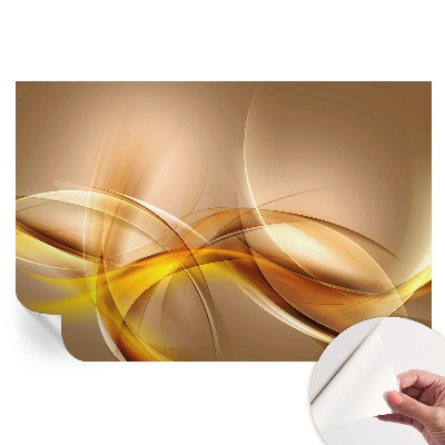 Papier peint autocollant pour le salon Lignes douces