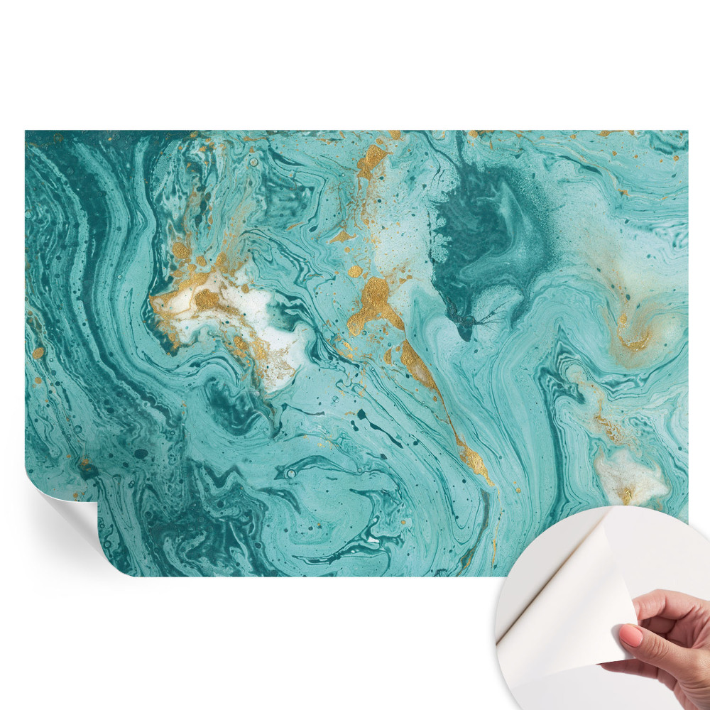 Papier peint autocollant pour le salon vagues de la mer