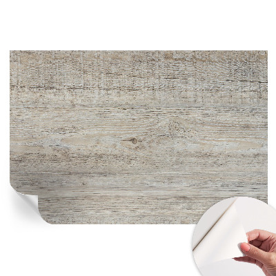 Papier peint photo moderne anneaux en bois pour salon