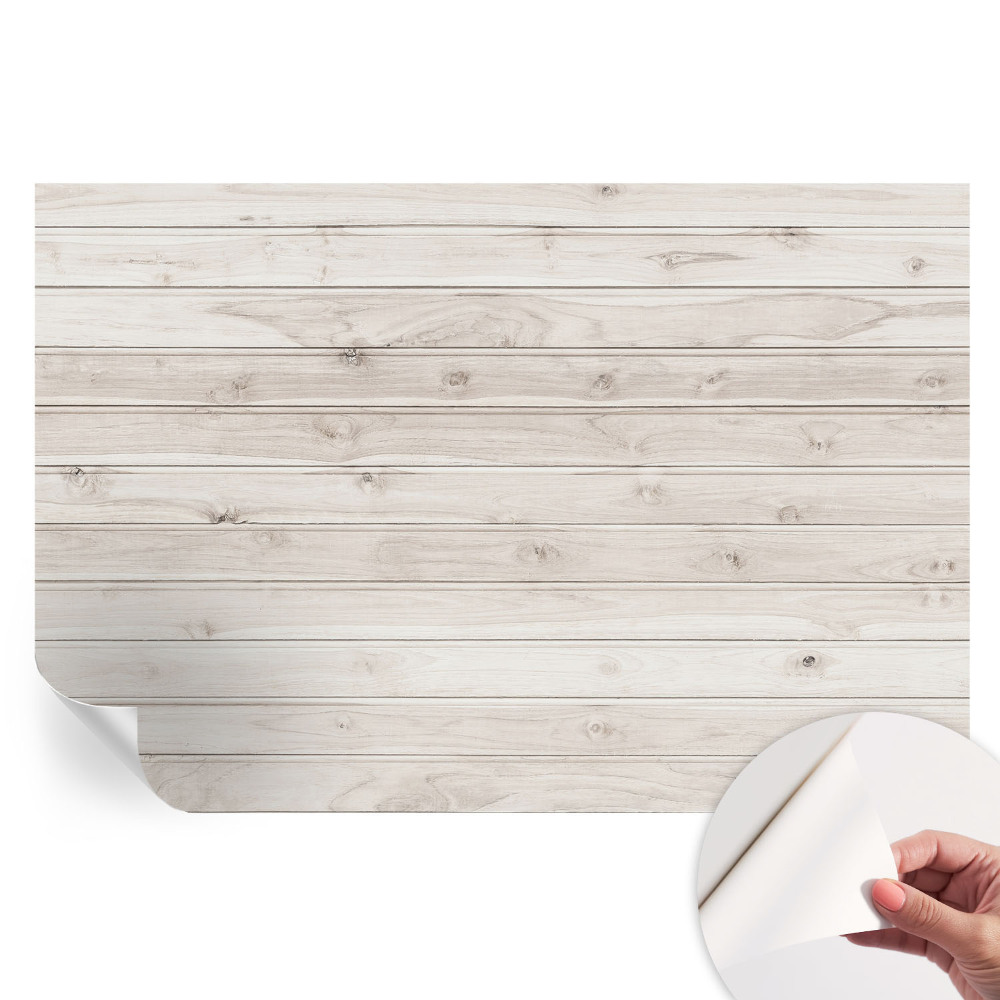 Papier peint photo autocollant pour la chambre Bois naturel
