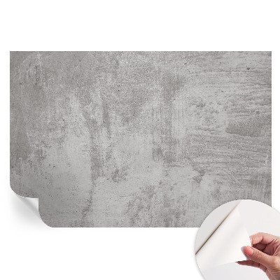 Papier peint autocollant pour le salon motif béton brut