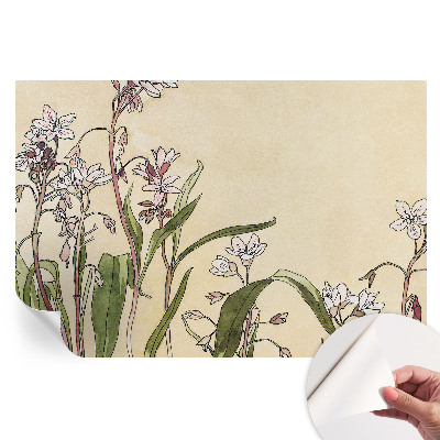 Papier peint photographique autocollant élégance florale