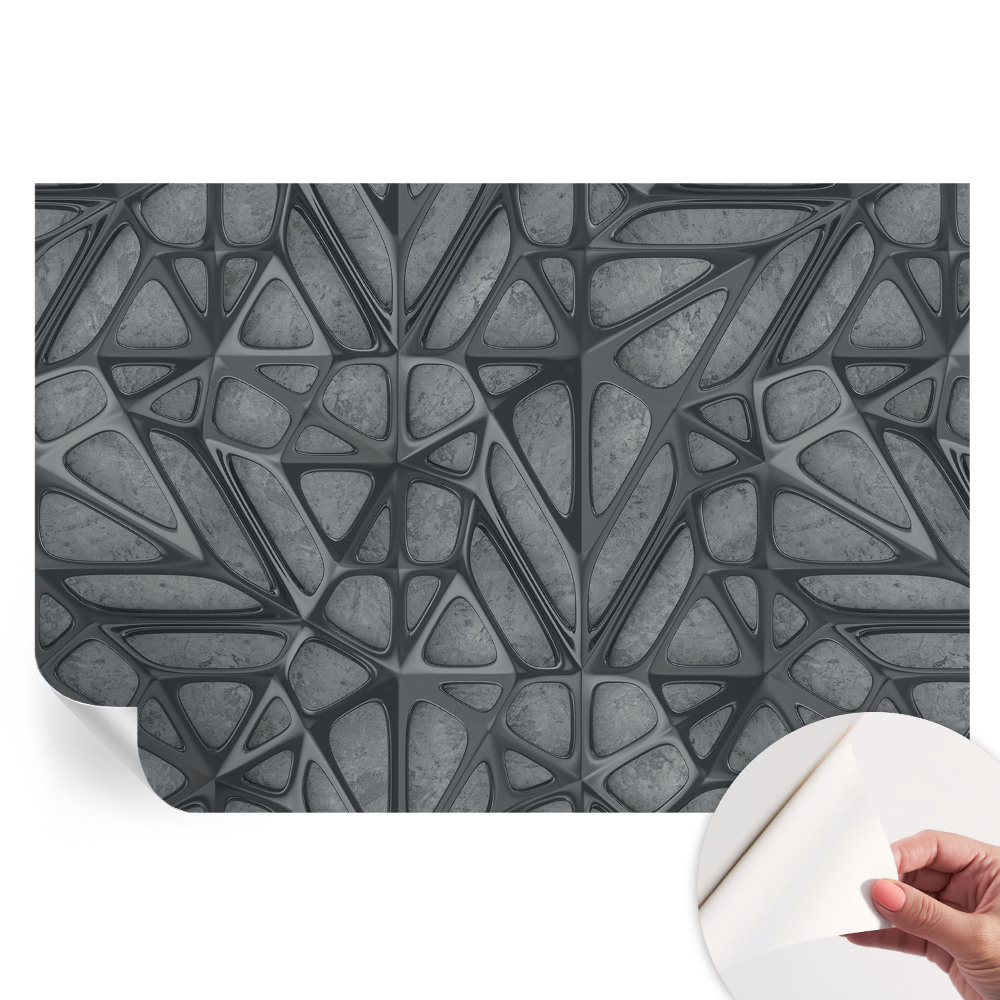 Papier peint autocollant pour le salon à motifs géométriques